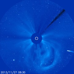 SOHO Bild vom 27.11. (Bild der NASA)