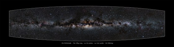 Panoramaaufnahme der Milchstrasse