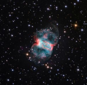 M76 Von Credit Line and Copyright Adam Block/Mount Lemmon SkyCenter/University of Arizona - http://www.caelumobservatory.com/gallery/m76.shtml, CC BY-SA 3.0 us, $3
