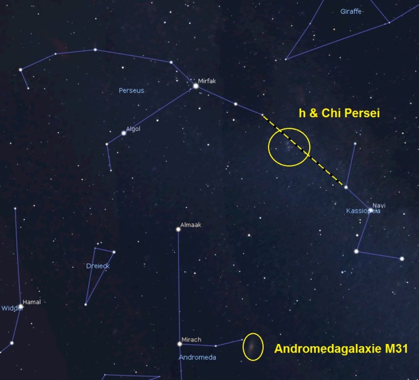 Doppelsternhaufen h und chi Persei