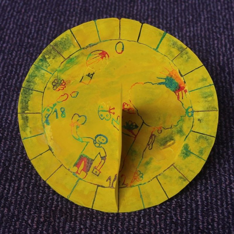 selbstgebaute Sonnenuhr @MelGHI