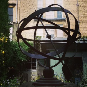 im Garten des Herschelmuseum Bath UK