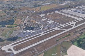 Google Earth Ausschnitt des Messegebietes