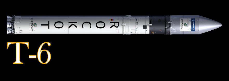 Darstellung der ROCKOT Rakete (esa)