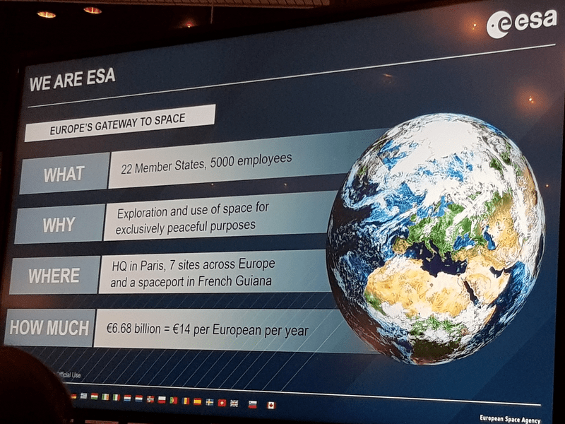 Präsentation: "We are ESA"