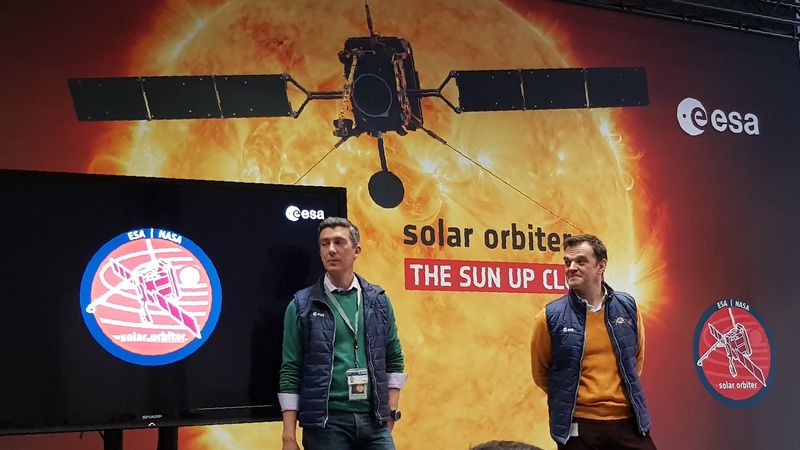 Andrea Accomazzo und Ignacio Tanco  auf der Bühne